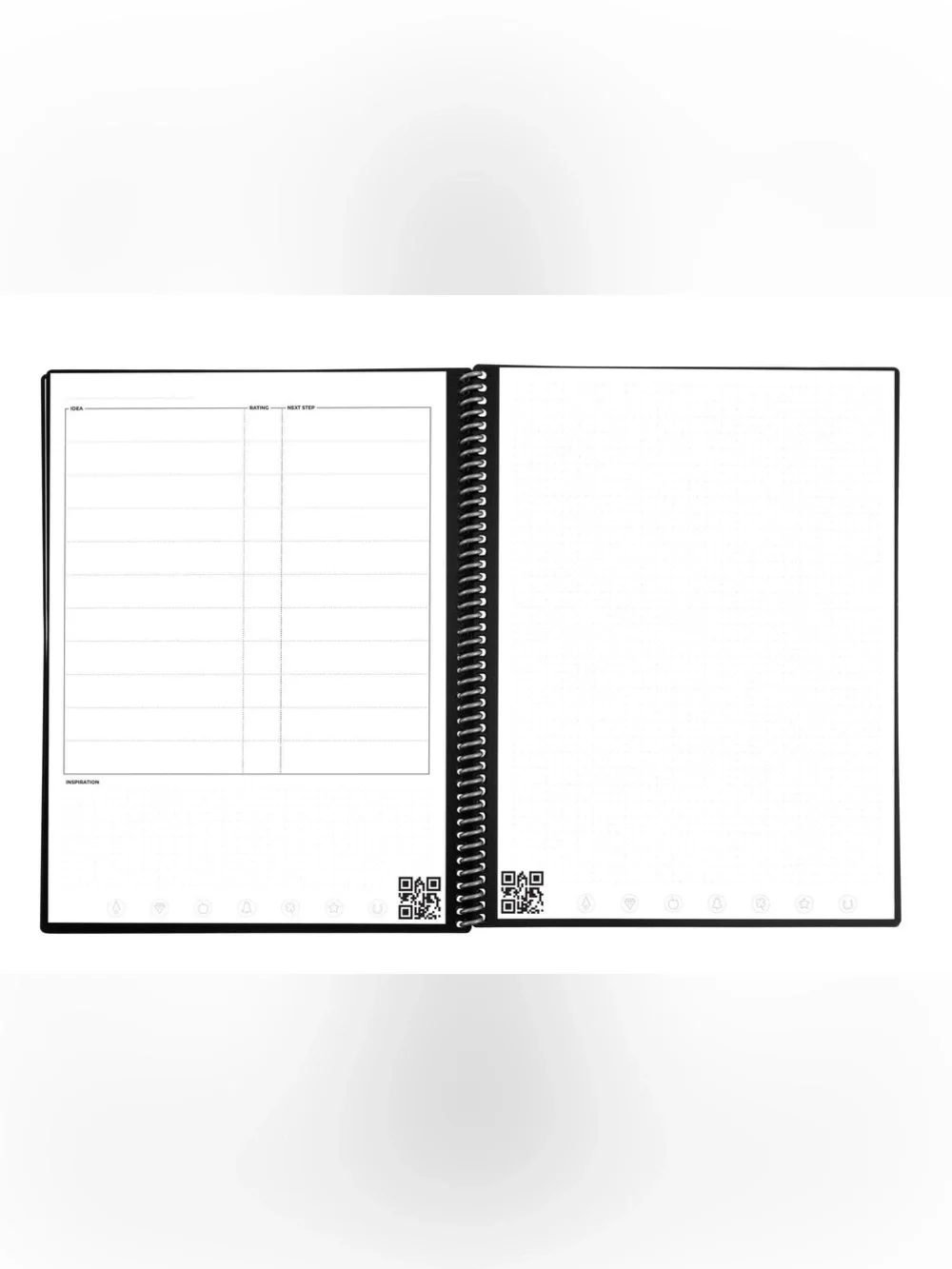 Rocketbook Fusion Reusable Notebook — Aqua Blue
